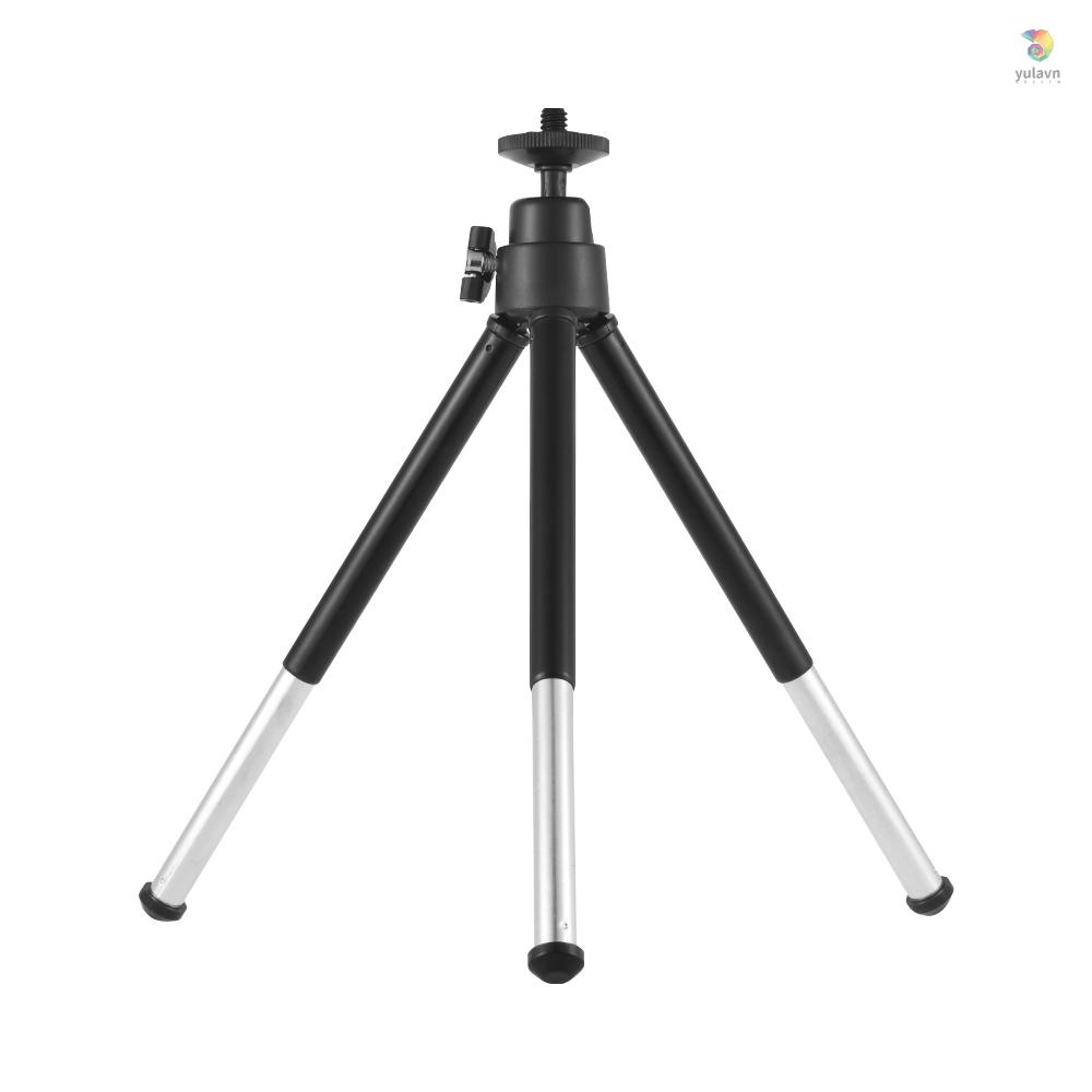 Giá Đỡ Ba Chân 2 Phần Mở Rộng Mini Ốc Vít 1 / 4 Inch Cho Điện Thoại ILDC Max Tải 0,5Kg Màu Đen