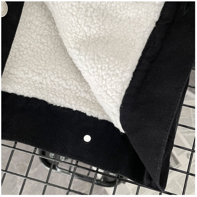 Áo Khoác Bò Lót Bông Lớp Trong Siêu Ấm, Áo Denim Jacket 3 Màu Cao Cấp Phong Cách Đường Phố