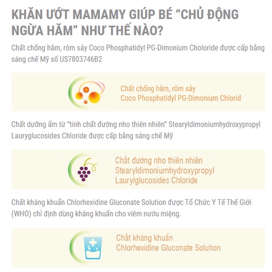 Khăn Giấy Ướt Mamamy 30 Tờ Có Mùi Hương Thơm Mát Chống Hăm Cho Bé