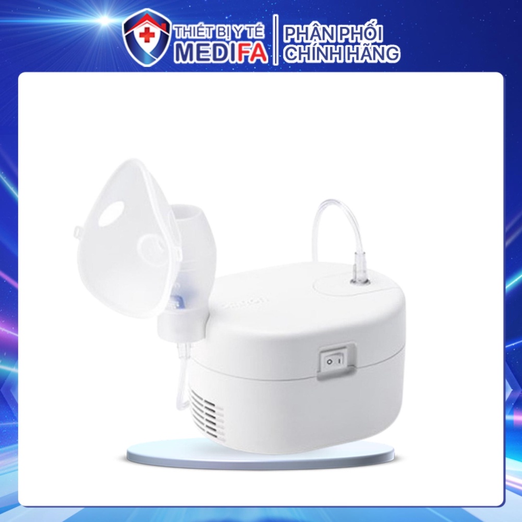 Máy Xông Khí Dung Omron Ne-C106 - Máy Khí Dung Bảo Vệ Sức Khỏe Đường Hô Hấp, Bảo Hành Chính Hãng 2 Năm