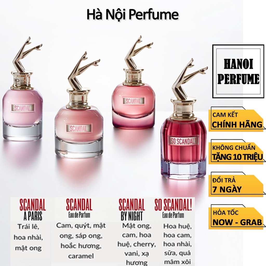 Nước Hoa Nữ Jean Paul Gaultier Scandal Đủ 4 Phiên Bản Chai 10ml Hà Nội Perfume