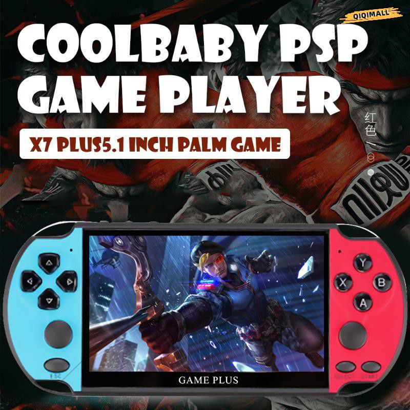 Máy Game Cầm Tay X7 Plus 5.1 Inch 8gb Cho Trò Xây Dựng Trong Mp5 200 Trò [thư Nhĩ Cáp]]