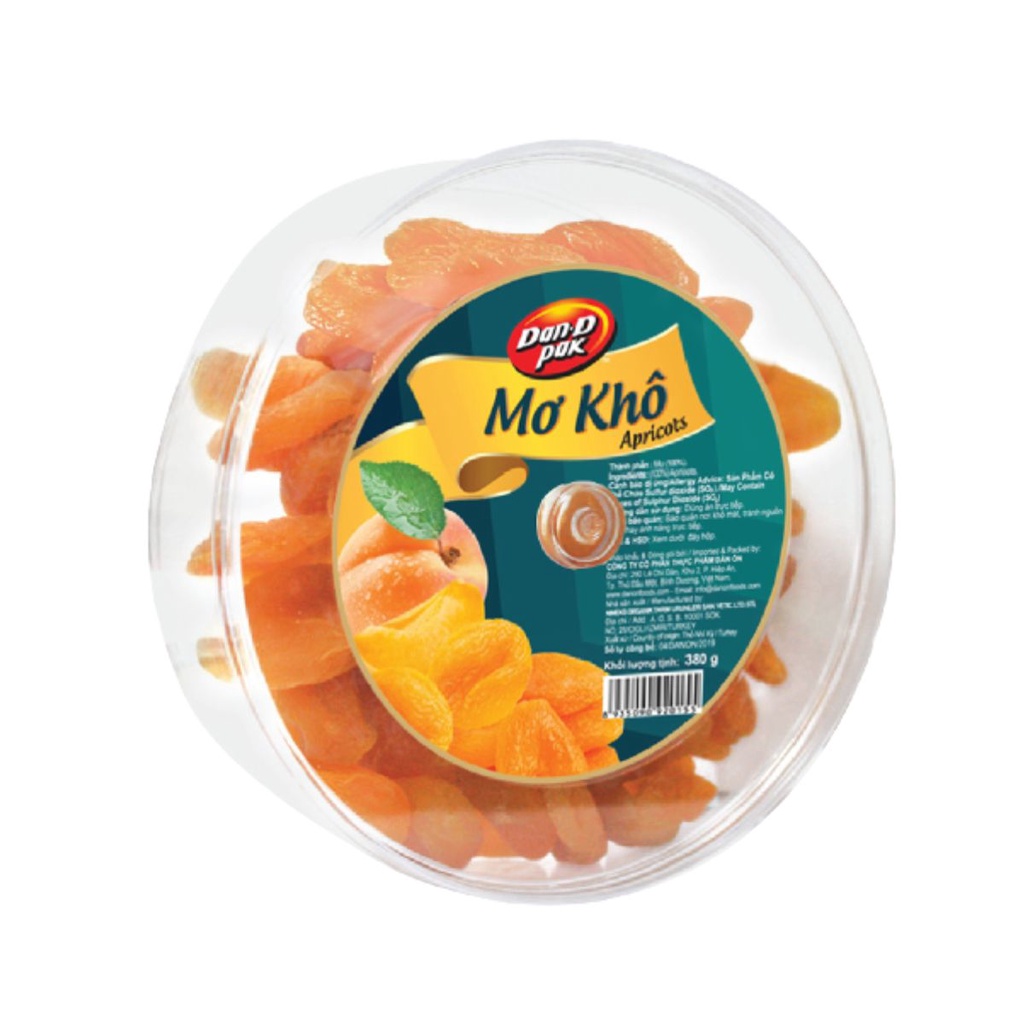 Quả Mơ Sấy Dẻo 380gr Dan D Pak