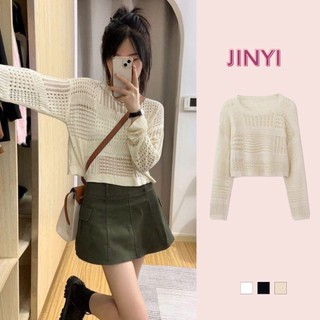 VN901 Áo dài tay croptop thu đông trẻ trung năng động chất đẹp