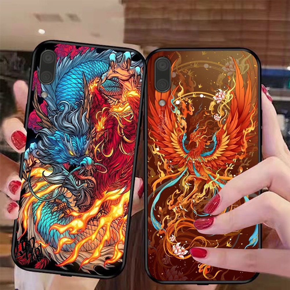 Ốp lưng điện thoại huawei y7 pro 2019 hổ , rồng , phượng hoàng ốp lưng giá rẻ