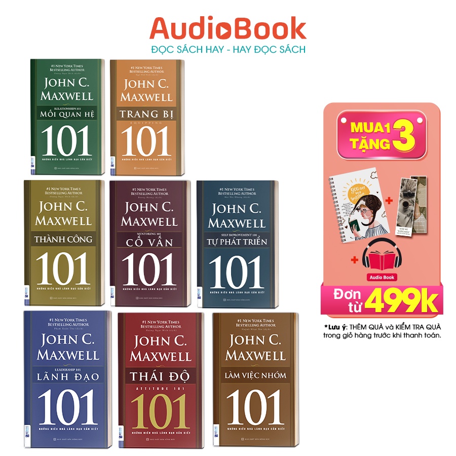 BIZBOOKS - Combo Sách 101 những điều nhà lãnh đạo cần biết ( Combo 8 quyển )