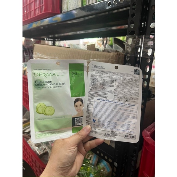 mặt nạ tinh chất colagen dưa leo về nha đam