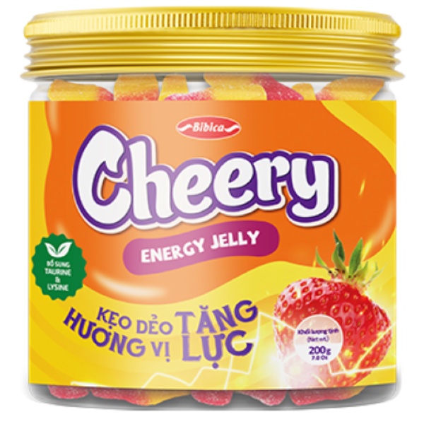 Kẹo Dẻo Cheery Trái Cây Bibica 200g