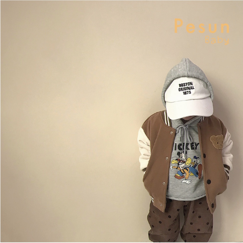 Áo Khoác Kiểu Dáng Bóng Chày/Jacket Cho Bé 0-3 Tuổi