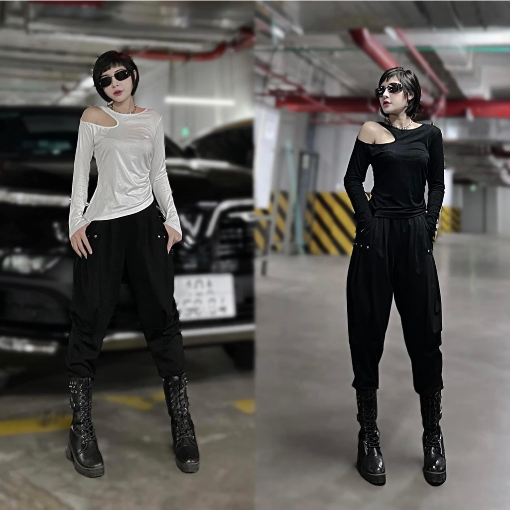 Quần Joggers Quần Thụng Bo Gấu Mặc Tập Gỵm Choé Unisex