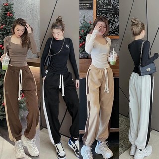 Quần boom nhung tăm Viên sọc hót hít