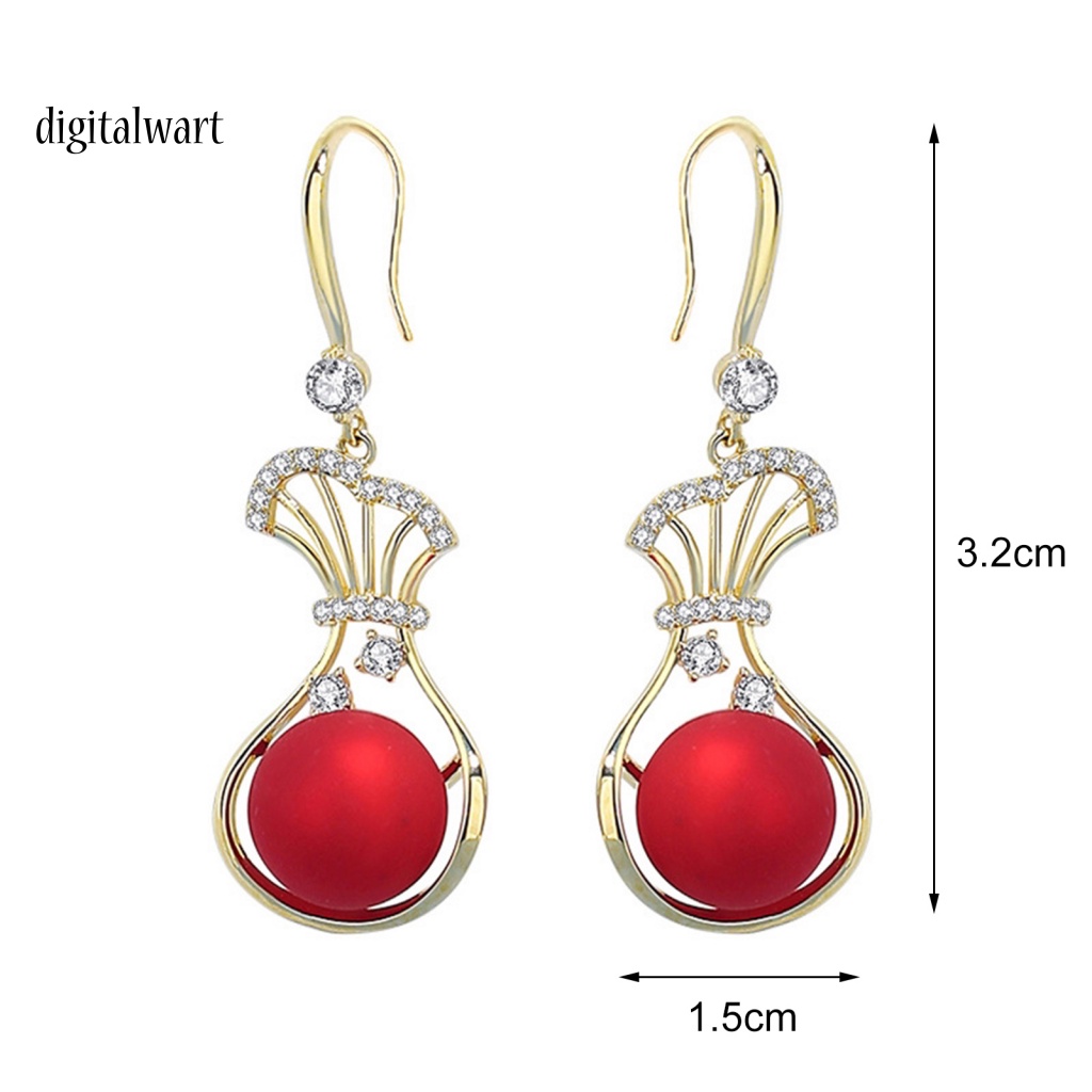 Kỹ Thuật Số| 1 Đôi Bông Tai Hình Túi Tiền Nữ Tính