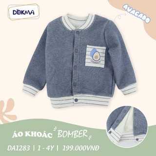 Dokma Áo khoác nỉ bông Bomber cho bé