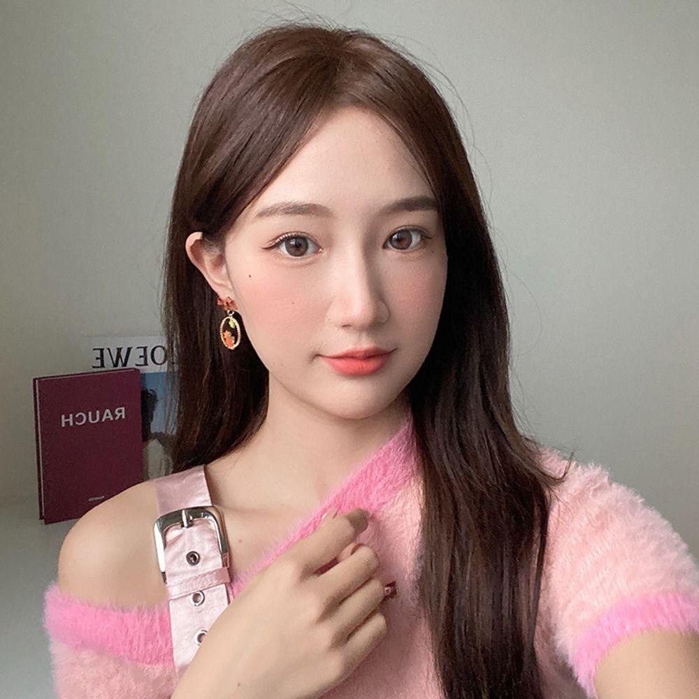 Bông Tai Dáng Dài Hình Mèo Phong Cách Nhật Bản Ngọt Ngào Cho Nữ