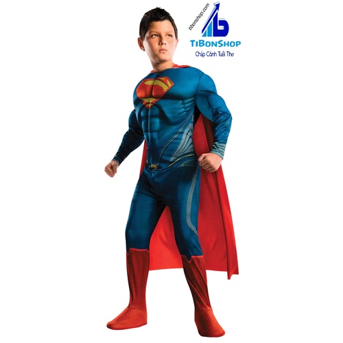 Trang Phục Superman -Siêu Nhân Độn Cơ Bắp 3D - đồ hóa trang halloween