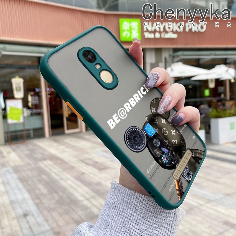 Ốp Điện Thoại Dẻo Trong Suốt Chống Sốc In Hình Gấu Cơ Khí Thời Trang Cho Xiaomi Redmi Note 3 Note 3 Pro Note 2