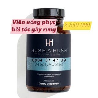CT⭐️ Viên uống giảm gãy rụng tóc Hush & Hush Deeply Rooted Image Skincare 120 viên