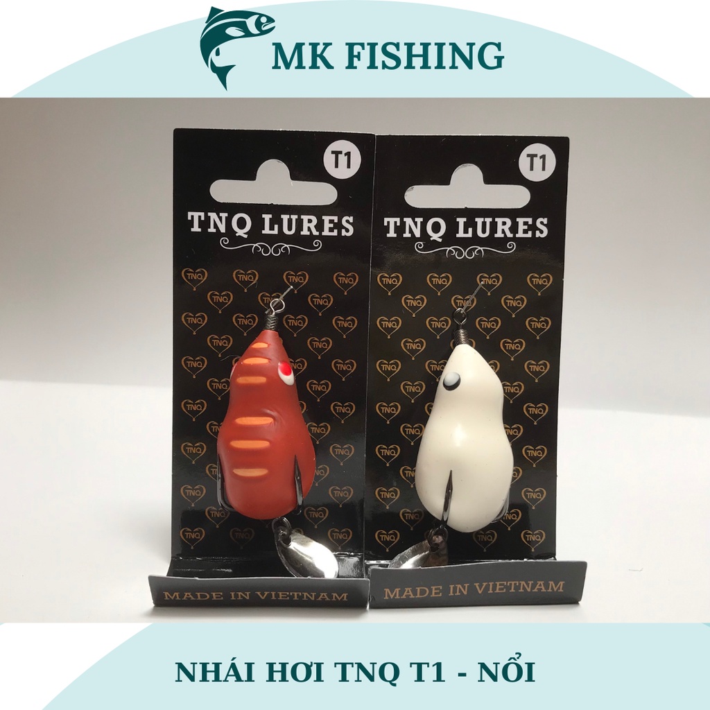 Mồi lure nhái hơi TNQ T1 (8g - nổi) - Toán Nhà Quê 💥 TẶNG QUÀ 💥