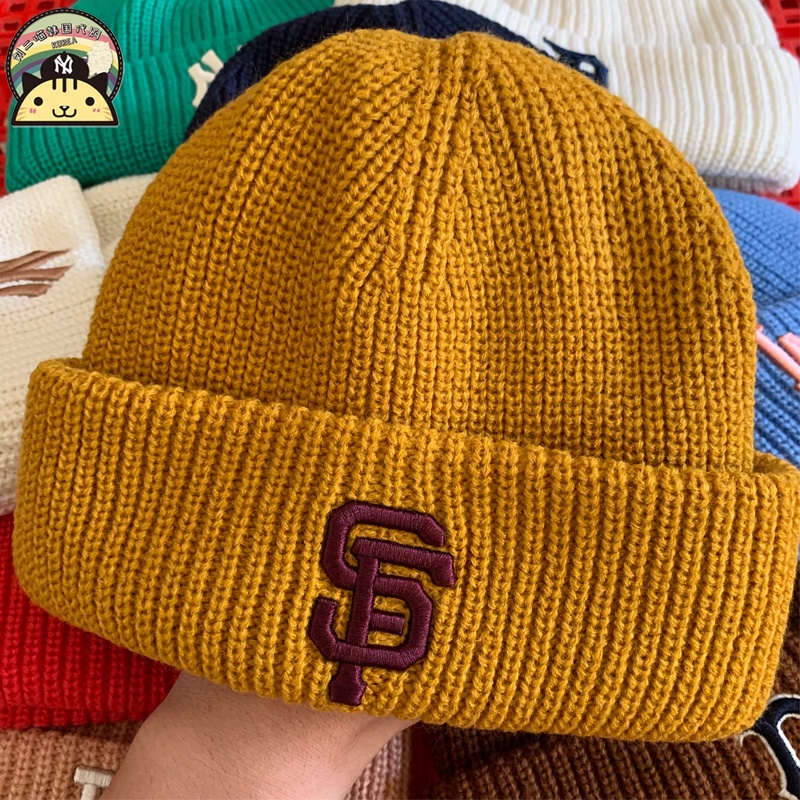 Mũ Len Beanie B LA Nam Nữ Hàn Quốc Phong Cách Hip Hop Mới Thời Trang 2022