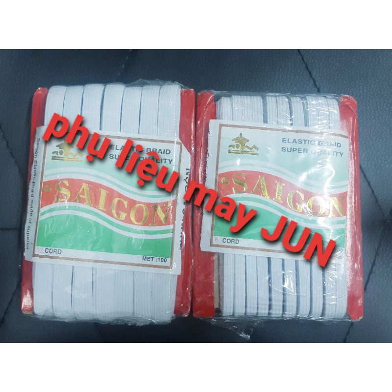 vỉ thun sài gòn luồn quần 1cm và 5ly ( 20m )