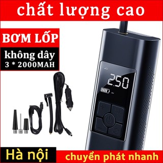 máy bơm lốp ô tô mini 12v Máy Bơm Lốp Xe Hơi Xe Máy Xe Đạp Điện màn hình