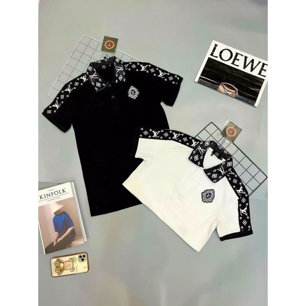 Áo thun polo quần bò ngố vải áo cootong quần vải bò