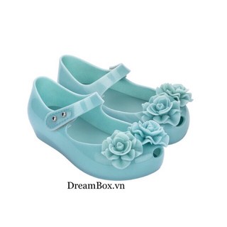  Giày thơm Mini Melissa Garden Hoa Xanh Mint cho bé gái  Full tag box  