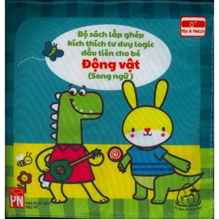 Sách - Lắp Ghép Kích Thích Tư Duy Logic Cho Bé - Động Vật (Song Ngữ)