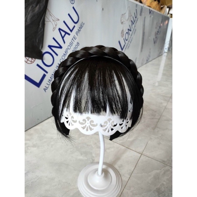 Tóc giả mái cái tết rít cute❤️-freeship