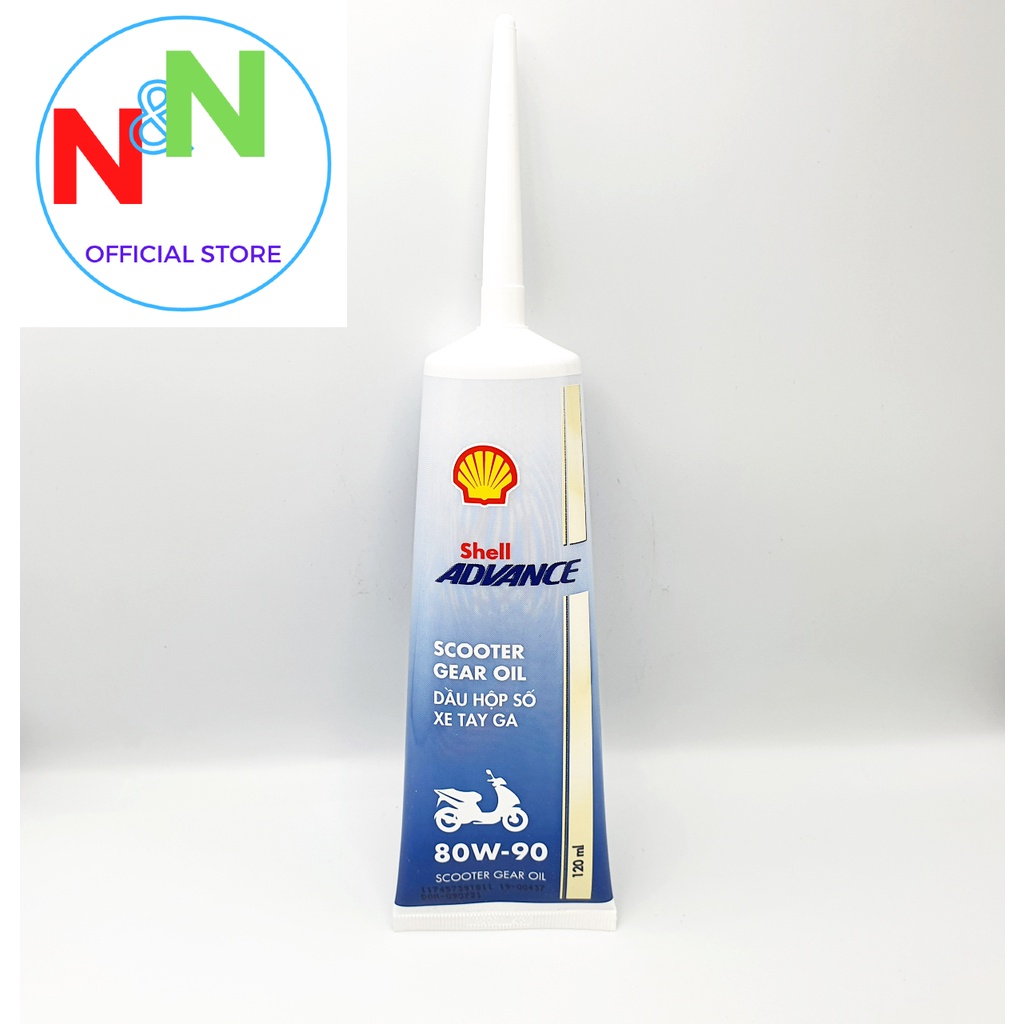 Nhớt hộp số xe tay ga Shell Scooter Gear oil 120ML Sản xuất tại Thái Lan