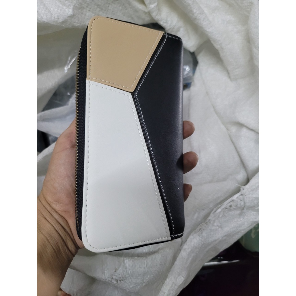 Ví dài cao cấp phối 3 màu tinh tế 39K