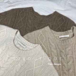Áo len thừng cashmere ngắn tay LC 8446
