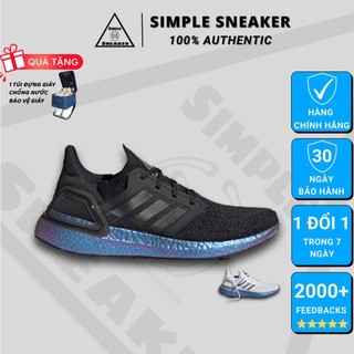 Giày Adidas Ultraboost 20 Chính Hãng💙FREESHIP💙Adidas Ultra Boost 20 Black Galaxy ISS- Giày Chạy Bộ Nam Nữ-Simple Sneaker