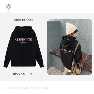 Áo nỉ hoodie Unisex Abbreviate Pink Flower áo nỉ bông in chữ Local Brand