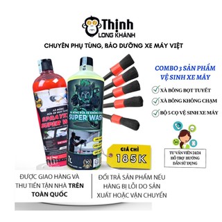 2 chai xà bông Sprayking + Tặng kèm bộ cọ
