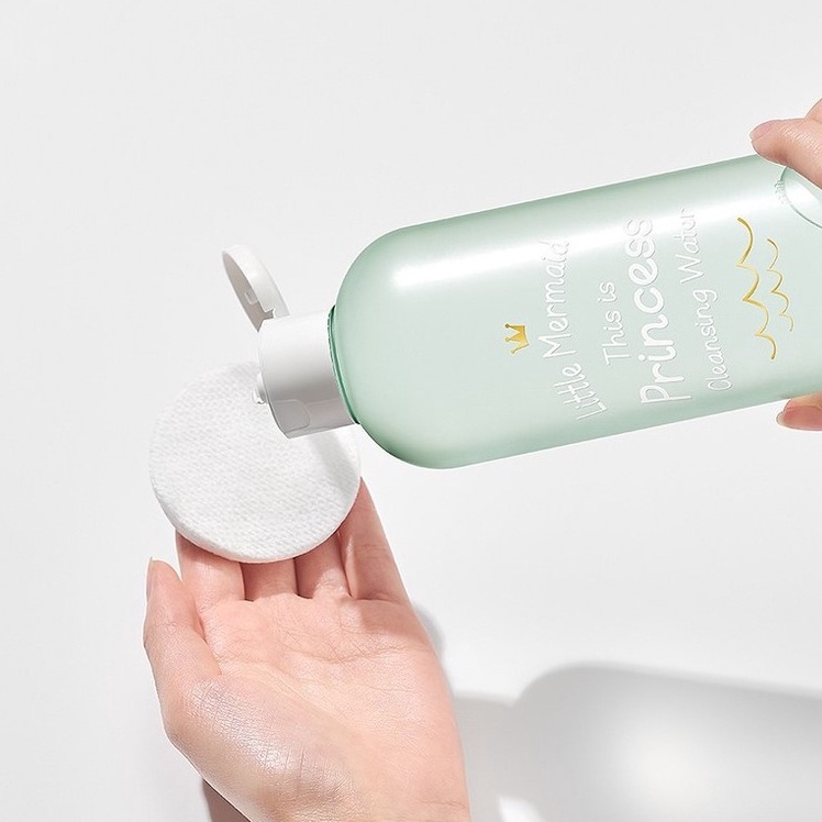 Nước tẩy trang chiết xuất trà xanh sạch dịu nhẹ Beauty Recipe Little Mermaid This is Princess Cleansing Water 500ml