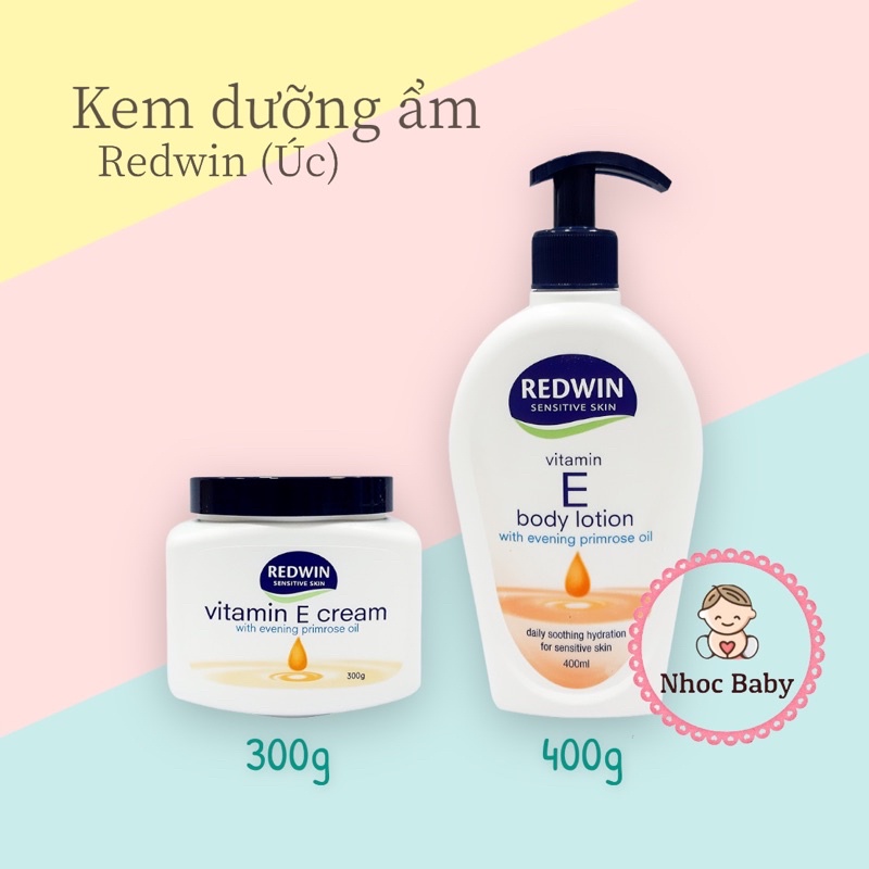 Kem dưỡng ẩm Redwin vitamin E chuẩn Úc