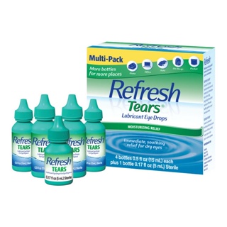 Nước nhỏ mắt refresh tears lubricant eye drops combo 4 chai x15ml + 1 chai - ảnh sản phẩm 2