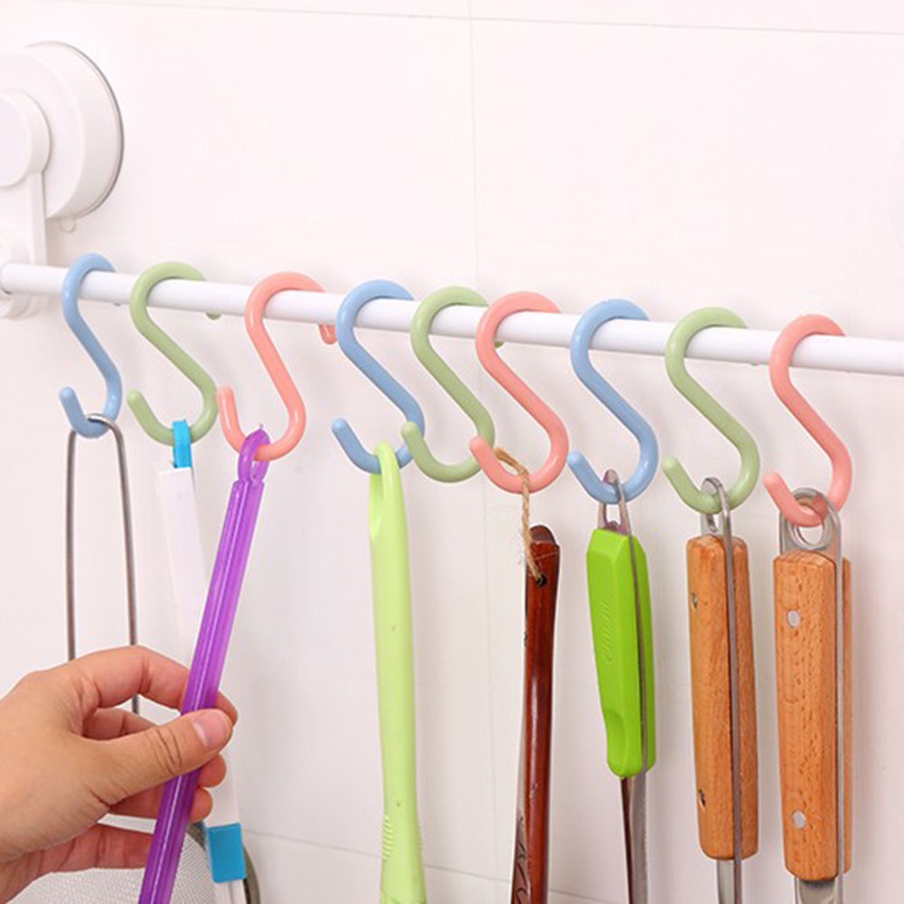 (1 móc )Móc Nhựa Treo Đồ Đa Năng Hình Chữ S 2194 Lamon Store