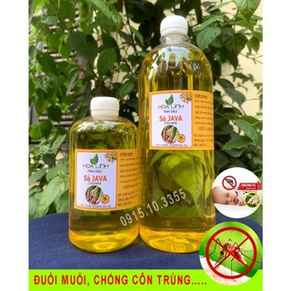 500ML  - Tinh Dầu Sả Java  H.Linh  nguyên chất 100% ( xông phòng ,đuổi muỗi, côn trùng) - CHAI TRONG
