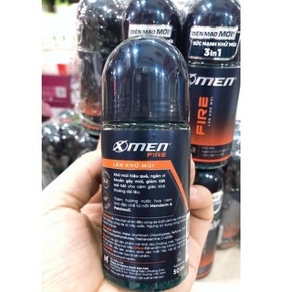 LĂN KHỬ MÙI XMEN FIRE 50ml