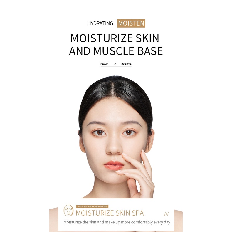 Mặt nạ Collagen sáng da Bioaqua Mặt nạ cấp ẩm Vitamin C trẻ hóa trắng da Morasa Beauty MNB01