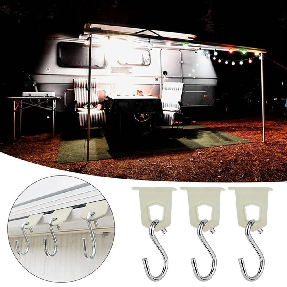 Bộ 10 Móc Treo Đồ Gắn Tấm Che Nắng Cho Xe RV