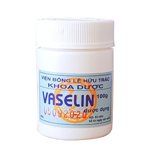 Kem sáp giảm nẻ Vaselin viện bỏng Lê Hữu Trác 100g