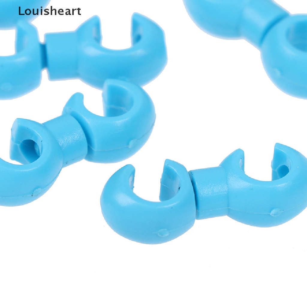 20 Kẹp Dây Cáp Xe Đạp Hình Chữ S Hiệu Louisheart TFG