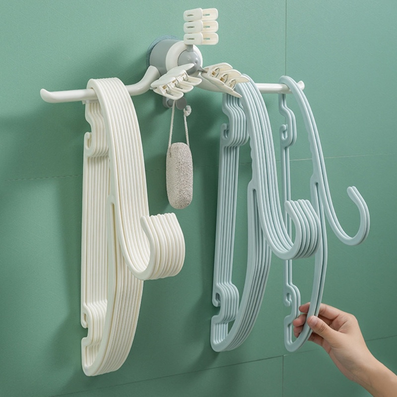 Thanh treo móc quần áo Dán Tường Tự Dính Đa Năng