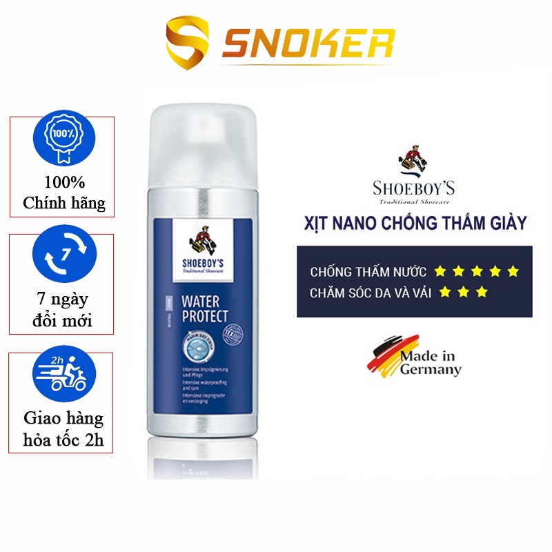 Xịt Nano Chống Thấm Giày Nhập Khẩu Từ Đức Xịt Nano Giầy Chống Thấm Nước Hiệu Quả Cho Giày Sneaker Giày Thể Thao