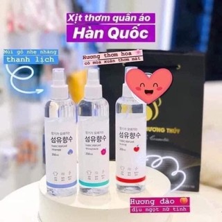 Xịt thơm quần áo hàn quốc quốc dân fabric perfume hàng chính hãng 250ml