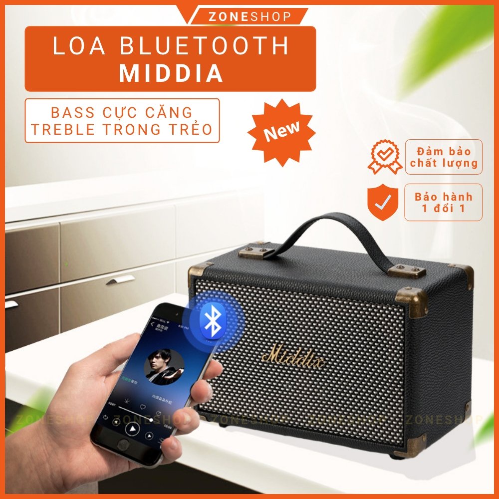 Loa bluetooth MIDDIX M5 Zoneshop âm thanh tuyệt vời.