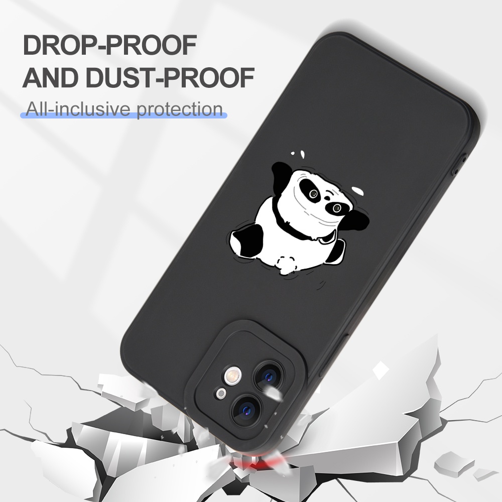 Ốp Điện Thoại Silicon Mềm Hình Gấu Trúc Cho Xiaomi Mi 10 11 11T 10T Pro Mi 11 10T Lite NE Mi 12 12X 12S 11 Ultar